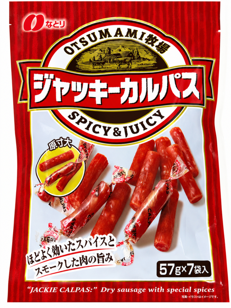 コストコで購入したなとりジャッキーカルパス57g×7袋