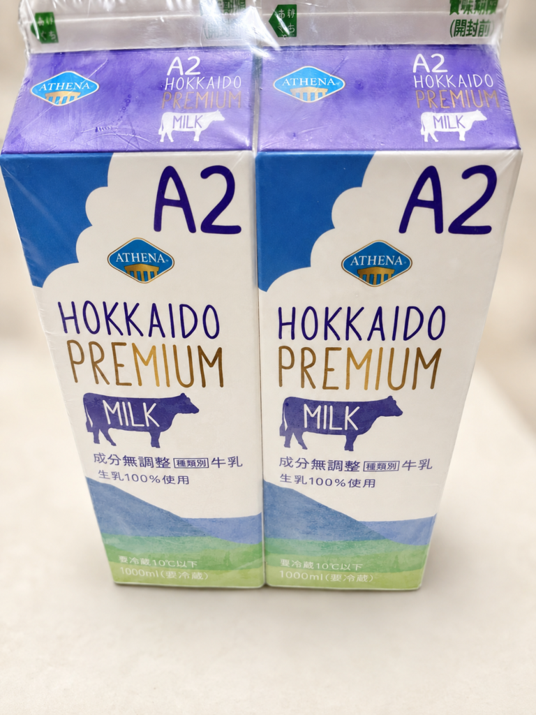 A2北海道プレミアムミルクの商品パッケージ正面