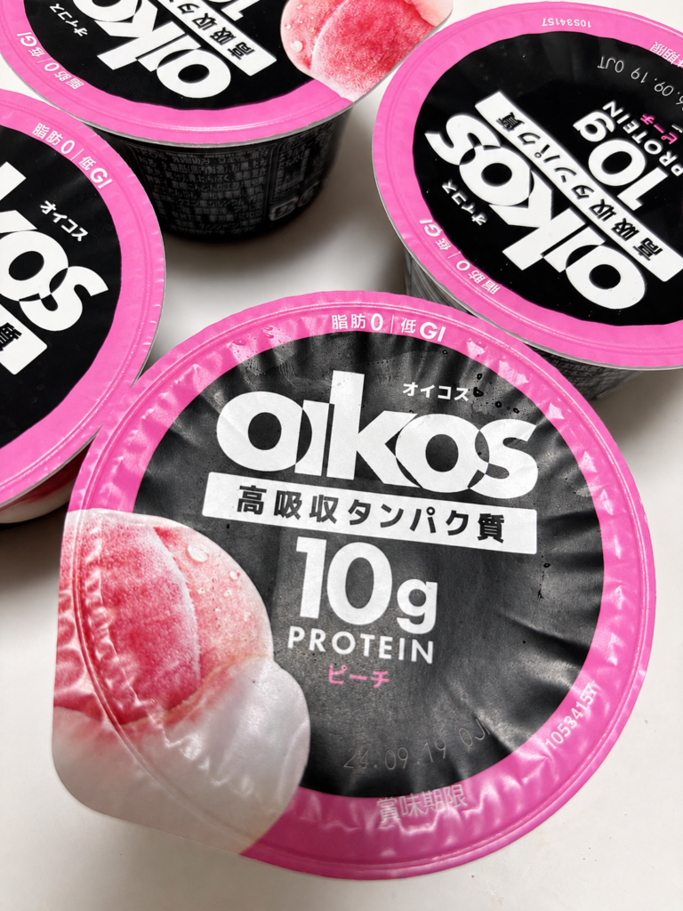 オイコス ピーチ味のカップ