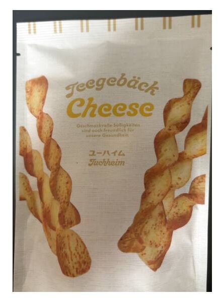 ユーハイムのテーゲベック チーズのパッケージ