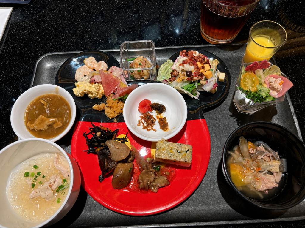 シェフミッキー朝食ブッフェで実際に選んだ和食と洋食