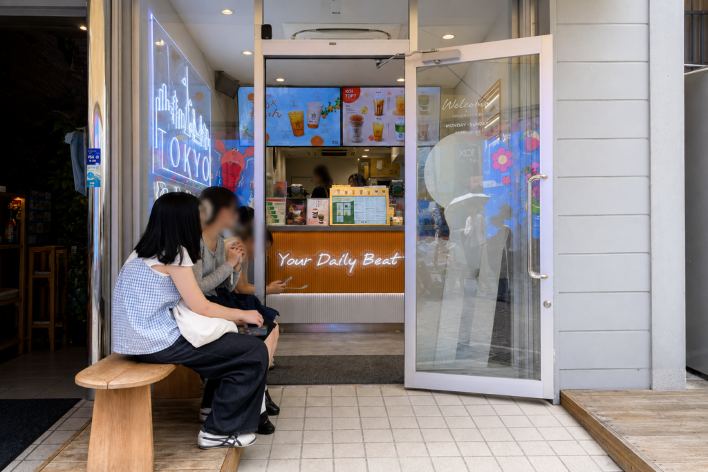 KOI Thé原宿店の店舗外観