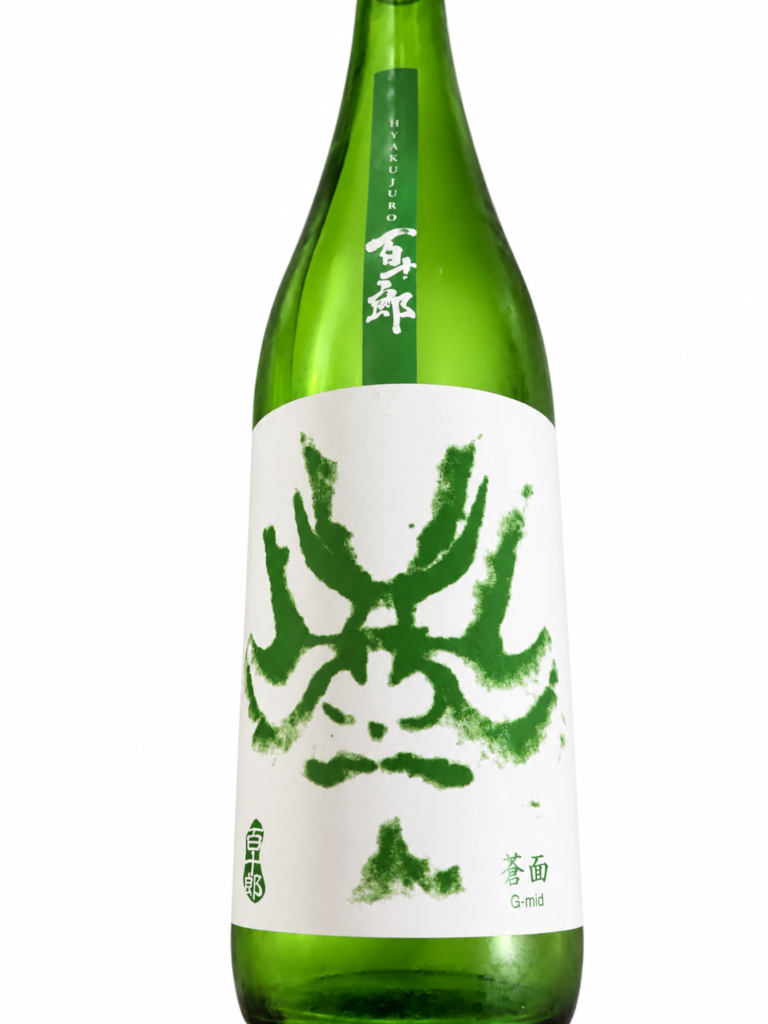 百十郎 蒼面 G-mid純米吟醸のボトル