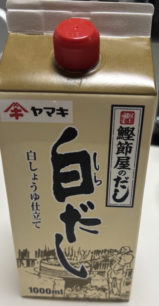 ヤマキ白だし1000mlパックの正面パッケージ
