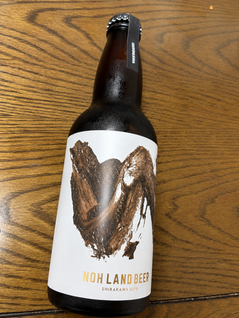NOH LAND BEER RICE LAGERのボトル表