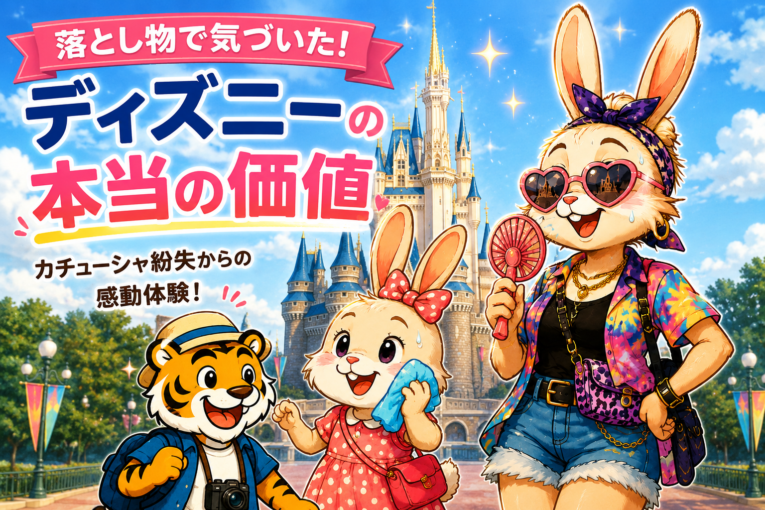 東京ディズニーランドでカチューシャを紛失し、キャストの対応に感動した体験談