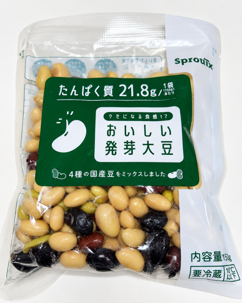 コストコで購入したおいしい発芽大豆150g